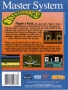 Sega  Master System&nbsp; - &nbsp;Battlemaniacs (Back)